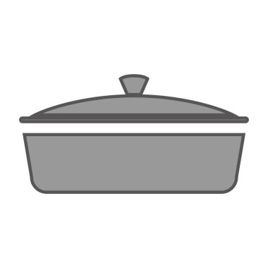 pot mutfak aracı izole edilmiş simge