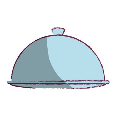 sunucu mutfak aracı izole simgesi deneyin