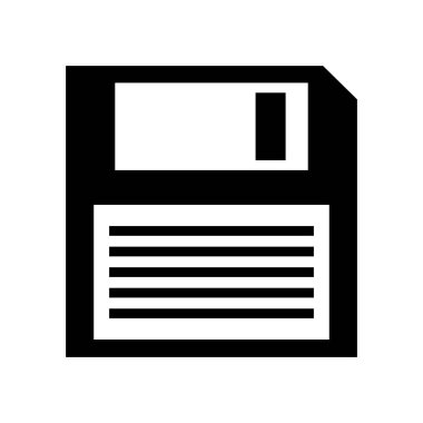 disket izole simgesi