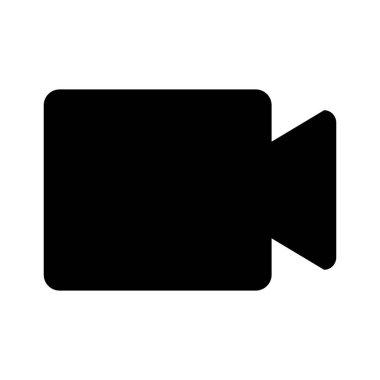 video cam izole simgesi