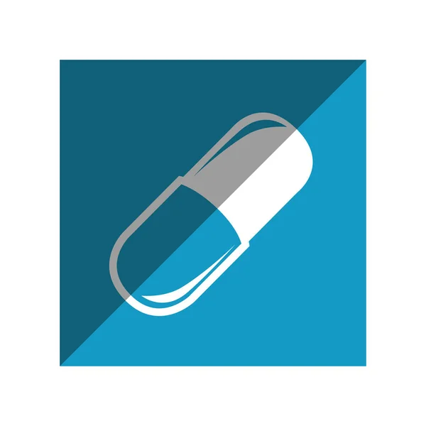 Geneeskunde drugs geïsoleerde pictogram — Stockvector