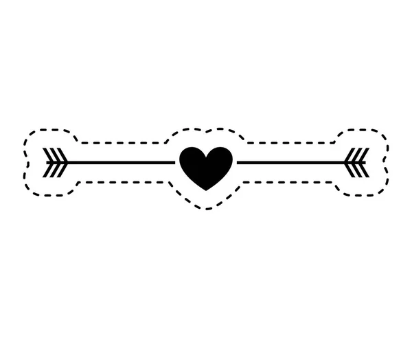 Значок картки кохання серця — стоковий вектор