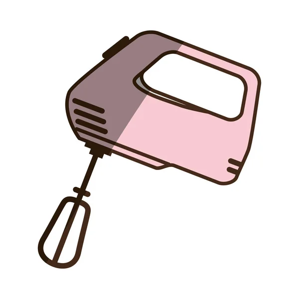 Batidora eléctrica de dibujos animados, aparato de cocina — Archivo