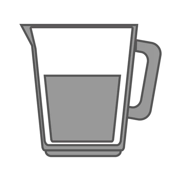 Geïsoleerde gereedschappictogram glas keuken — Stockvector