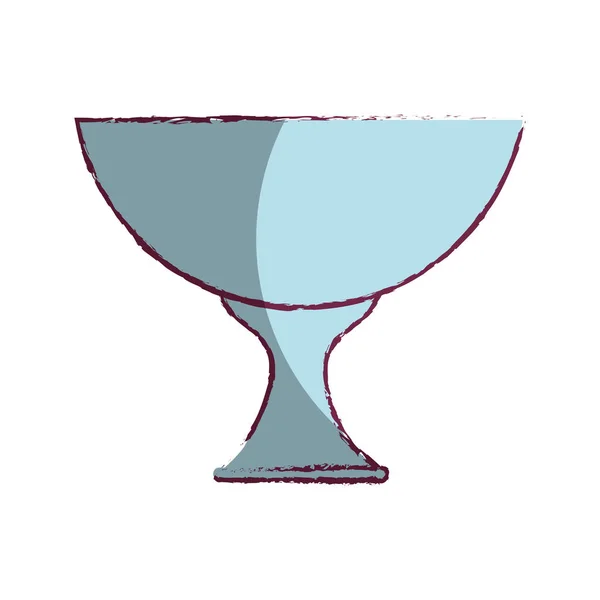 Geïsoleerde gereedschappictogram wijn cup keuken — Stockvector