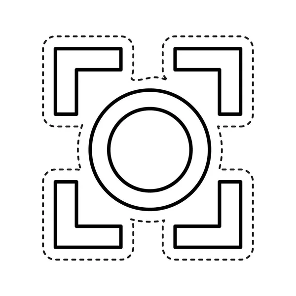 Иконка целевой камеры — стоковый вектор