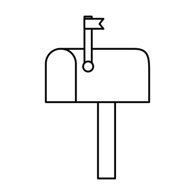 posta kutusu posta izole simgesi