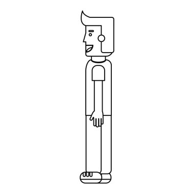 genç adam avatar karakter