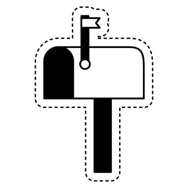 posta kutusu posta izole simgesi