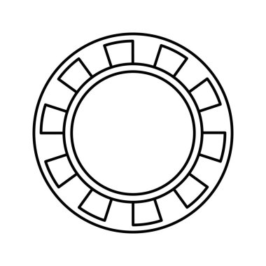 para casino izole simgesini