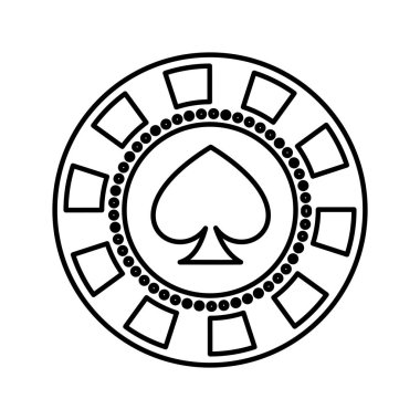 para casino izole simgesini