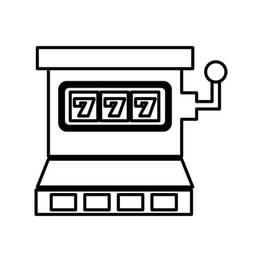 Casino Slot makinesi simgesini