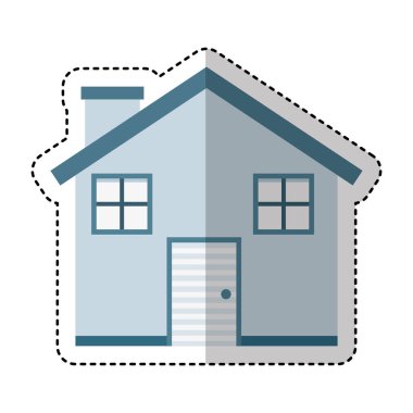 dış ev izole simgesi