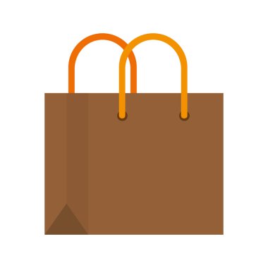 Alışveriş poşeti kağıt simgesi