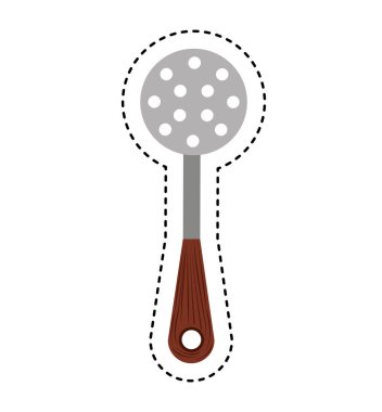 kaşık Barbekü çatal bıçak izole simgesi