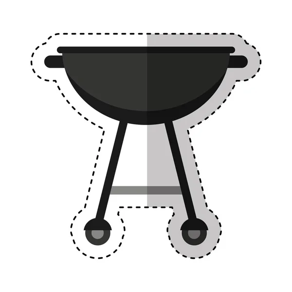 Grill Grill isoliert Symbol — Stockvektor