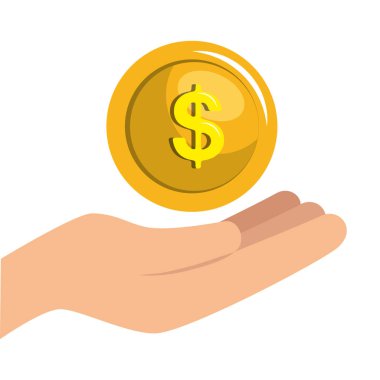 sikke para izole simgesi