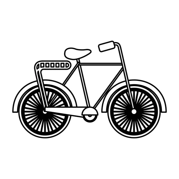 Icono de estilo de bicicleta retro — Vector de stock
