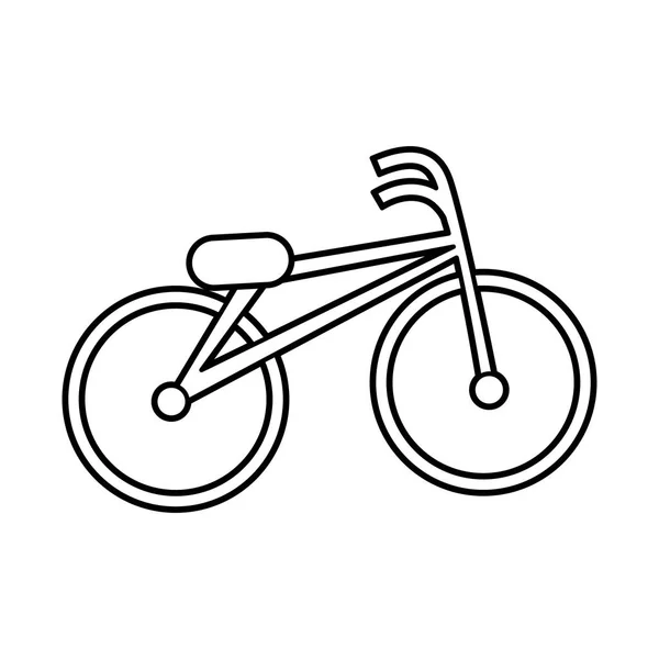 Ícone de estilo de bicicleta retro — Vetor de Stock