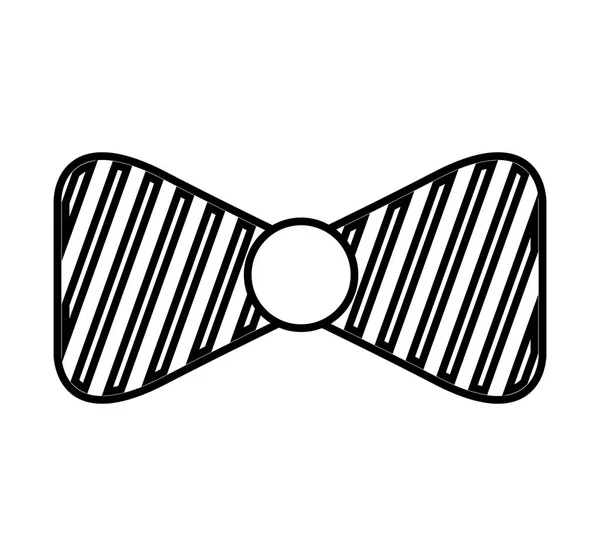 Bowtie eleganta isolerade ikonen — Stock vektor