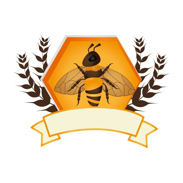 Icono del producto animal de abeja — Vector de stock