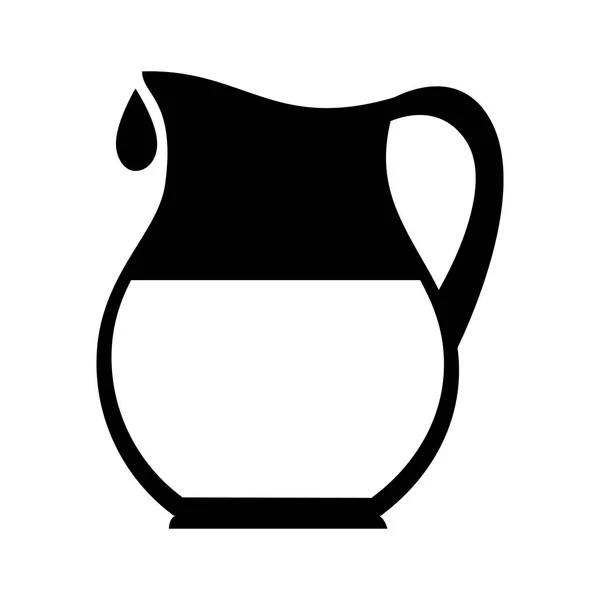 Tetera cocina herramienta aislado icono — Vector de stock