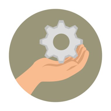 vites ayarları izole simgesi