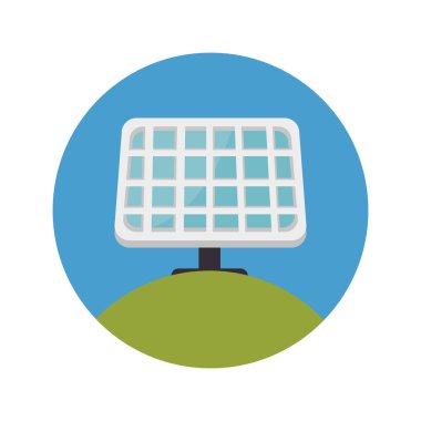 paneli güneş izole simgesi