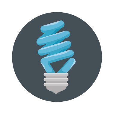 Ampul Işık amblemi izole simgesi