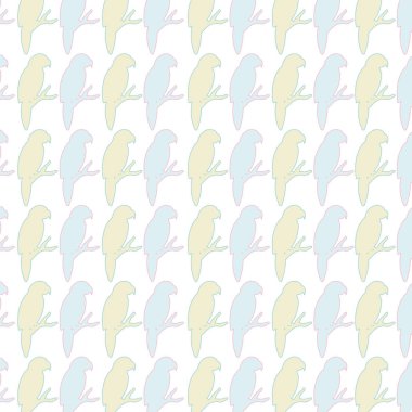 sevimli papağan evcil hayvan simgesi