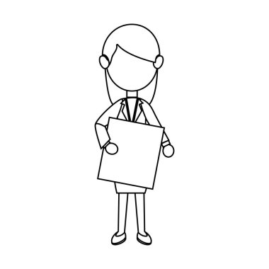 etiket ile işkadını karakter avatar