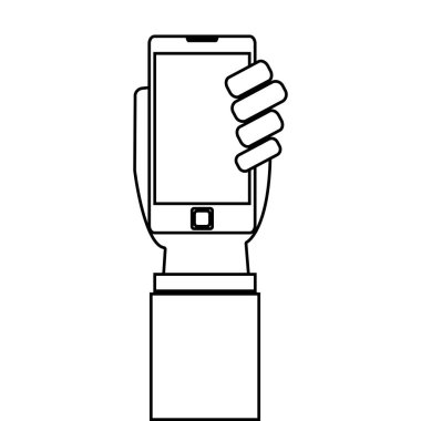 Smartphone aygıtı izole simgesi