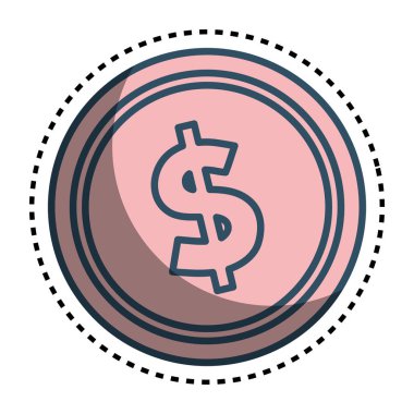 sikke para izole simgesi