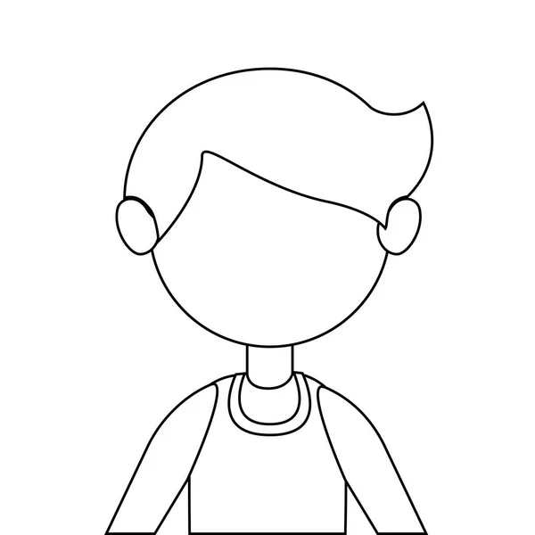 Hombre de negocios personaje avatar icono — Vector de stock