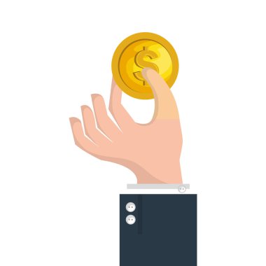 nakit para izole simgesi