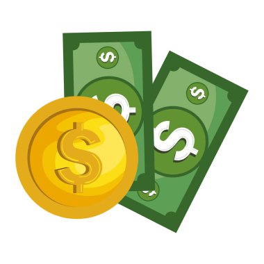 cash money isolated icon clipart