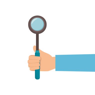 büyüteç izole edilmiş simge ara