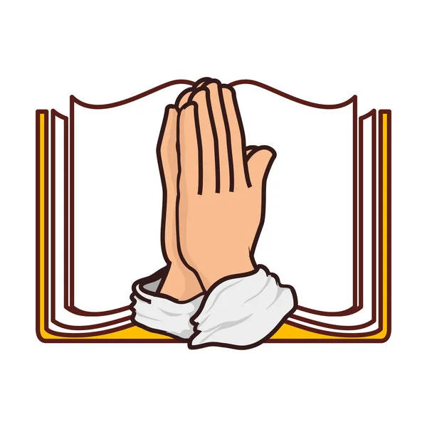 Sagrado icono de la Biblia sagrada — Vector de stock