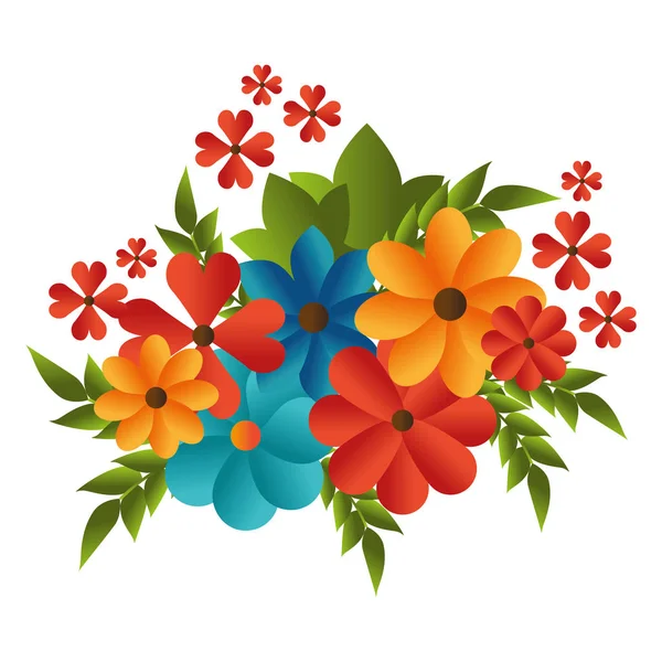 Marco lindo floral decorativo — Archivo Imágenes Vectoriales