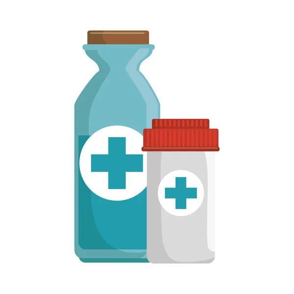 医药瓶孤立的图标 — 图库矢量图片