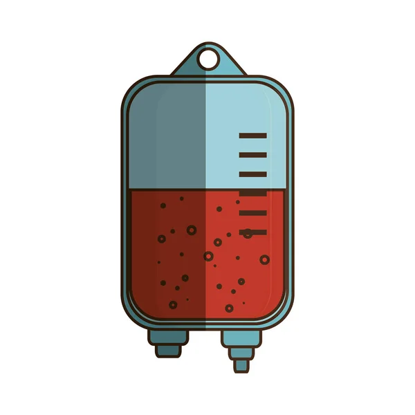 Icône don sac de sang — Image vectorielle