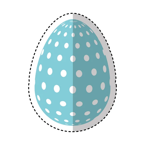 Osterzeit mit Eierfarbe — Stockvektor