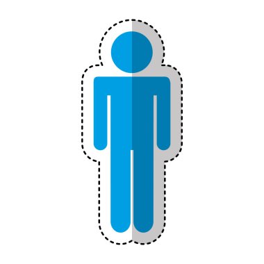 insan figürü siluet simge