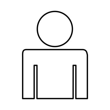 insan figürü siluet simge