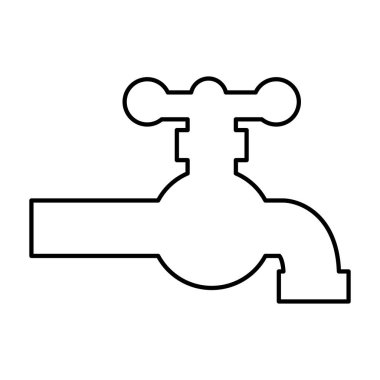 su dokunun izole simgesi