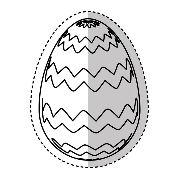 Pintura al huevo temporada de Pascua — Archivo Imágenes Vectoriales