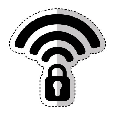 WiFi bağlantı hizmet simgesi