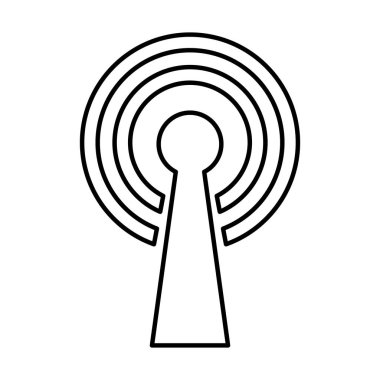 WiFi bağlantı hizmet simgesi