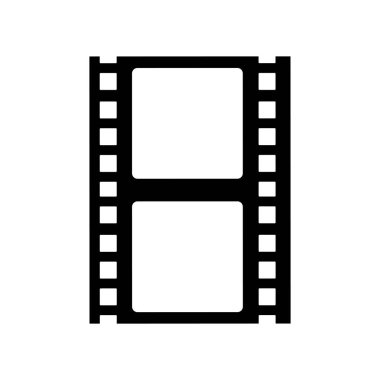 Kaset film izole simgesi