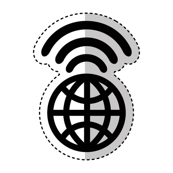 Wifi 连接服务图标 — 图库矢量图片